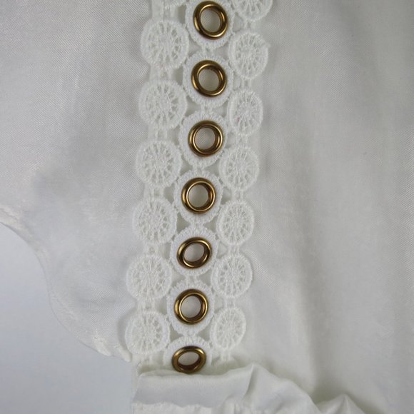 Misa Los Angeles Flutter Blouse Size L - Picture 4 of 8